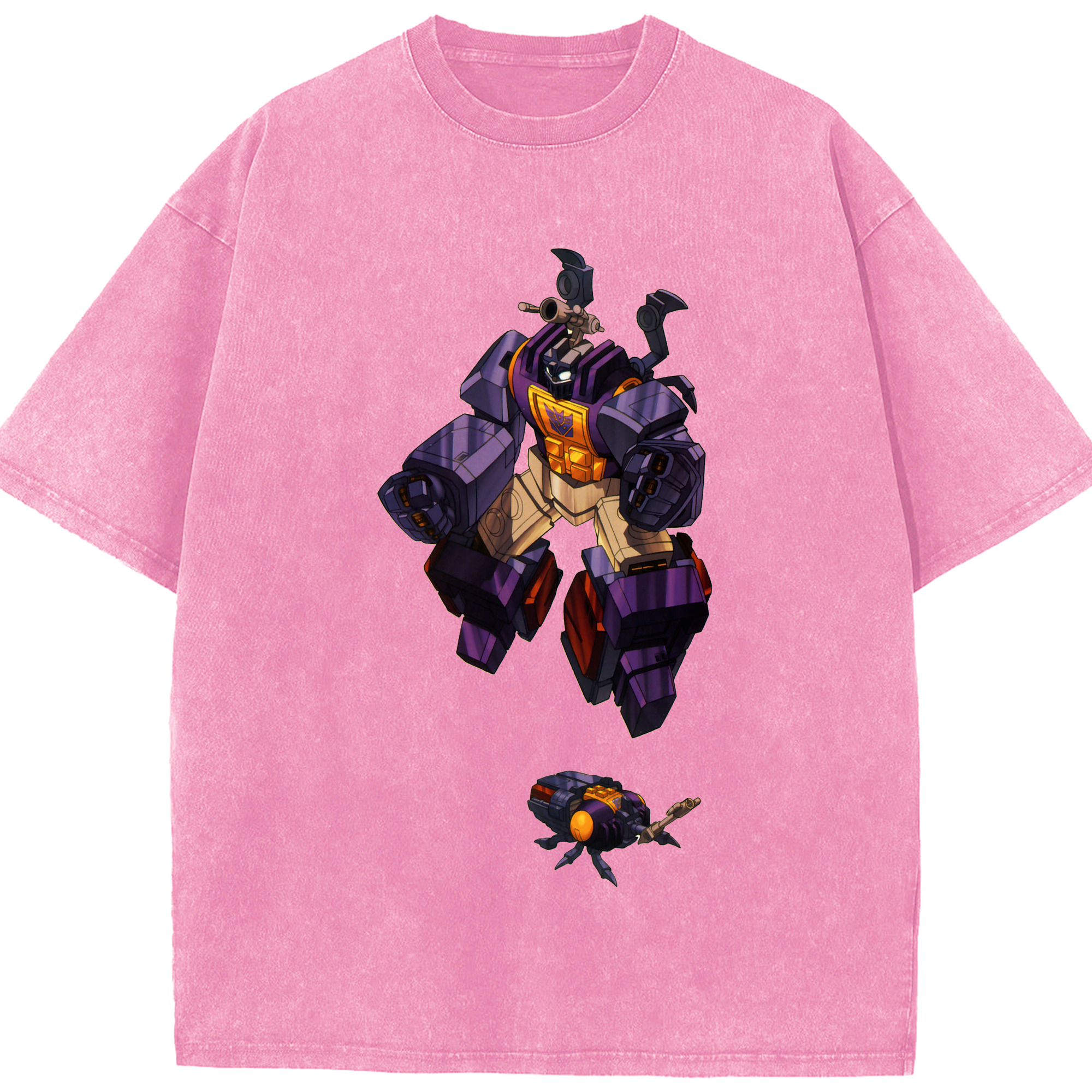 （画像用）  綿100% ヴィンテージ風 半袖Tシャツ（フロントプリント）